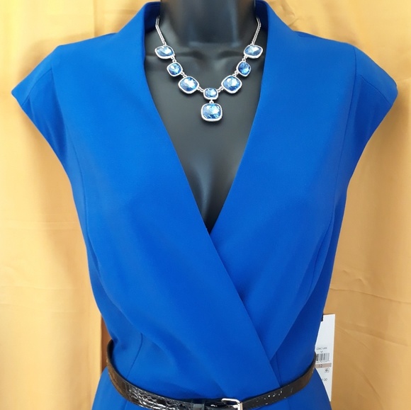 blue calvin klein jumpsuit
